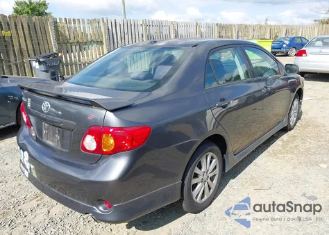 2009 Toyota Corolla S z USA, uszkodzony, nr VIN 2T1BU40E29C020589